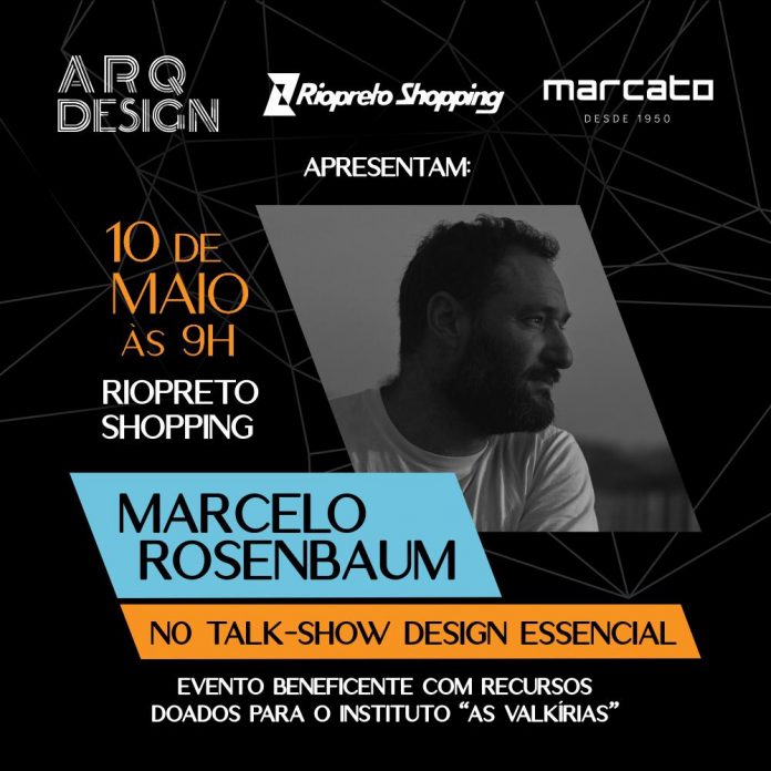 Marcelo Rosenbaum fala sobre a “alma brasileira na arquitetura” na Mostra Arq Design do Riopreto Shopping