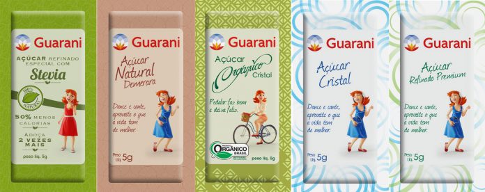 Guarani lança, na APAS Show, embalagens sachês de sua linha nova de açúcares
