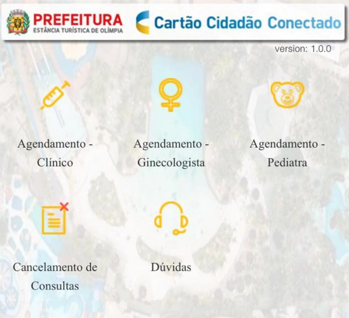 Usuários já podem marcar consultas médicas por aplicativo “CCC Olímpia”