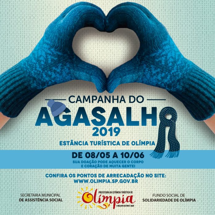 Doações para Campanha do Agasalho 2019 podem ser feitas até a próxima segunda