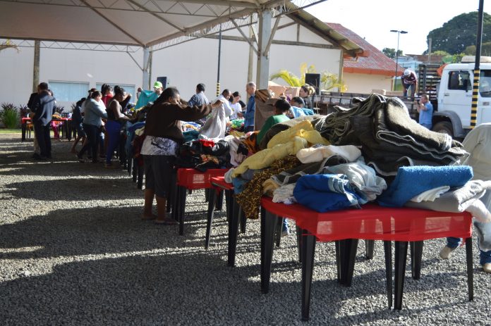 Arrecadação da Campanha do Agasalho 2019 será distribuída para famílias na quarta-feira (19)