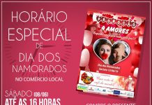 Comércio tem horário especial para o Dia dos Namorados, segundo ACIO e Sincomércio