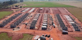 Construção das casas da CDHU em Ribeiro dos Santos segue em ritmo acelerado