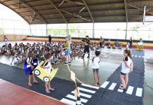 Alunos de escolas municipais recebem noções do ‘Trânsito Consciente’ por agentes da Prodem