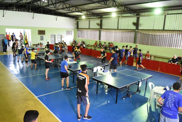 Olímpia sedia etapa de campeonato de Tênis de Mesa e conquista 1º lugar