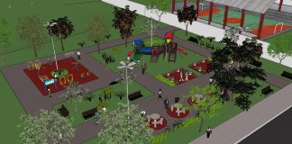 Praça do Tropical II e Cote Gil começa a ser construída