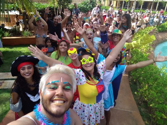 Pré-Carnaval em Janeiro no complexo hoteleiro Hot Beach