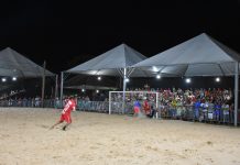 Prosseguem as partidas de futebol de areia e vôlei de praia nos Jogos de Verão