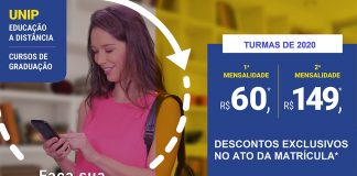 UNIP Polo Olímpia abre processo seletivo com descontos para cursos de graduação e de curta duração