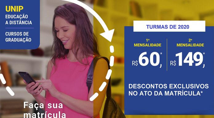 UNIP Polo Olímpia abre processo seletivo com descontos para cursos de graduação e de curta duração