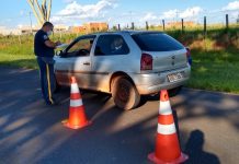 Guarda Civil faz bloqueio preventivo nas entradas da cidade