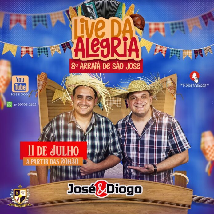 É HOJE ! Arraial de São José com Live e combos ‘drive thru’. Confira a programação