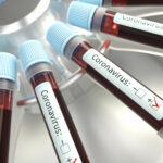 Coronaviruses research, conceptual illustration