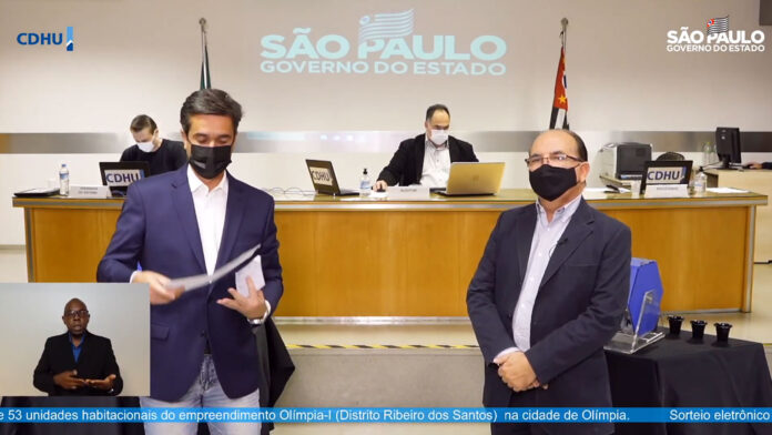 CDHU realiza sorteios para 53 moradores de Ribeiro e 53 de Olímpia. Confira os resultados