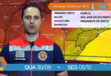 Está calor em Olímpia? E vai piorar até segunda-feira (5), alerta Defesa Civil