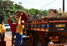 Mais de 700 caminhões de entulhos foram recolhidos no ‘arrastão de limpeza’