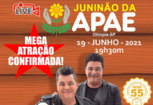 Juninão da APAE de Olímpia confirma presença da dupla Cezar e Paulinho