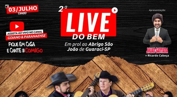 Abrigo de idosos de Guaraci promove live no sábado (3) para doações