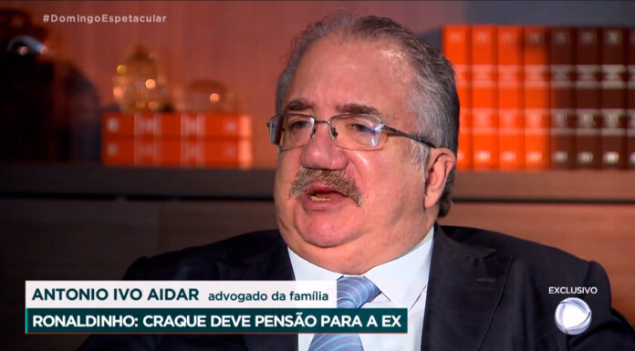 Advogado de Olímpia Ivo Aidar no caso da separação de Ronaldinho Gaúcho