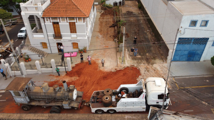 Maria Fumaça volta para a nova Estação Cultural de Olímpia, que será inaugurada em novembro