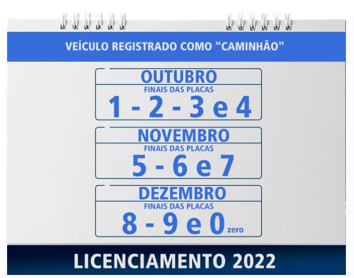 Detran divulga novo calendário do licenciamento anual obrigatório de
