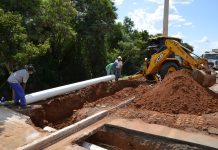 Nova adutora levará água de reuso do Thermas para Parque Ecológico