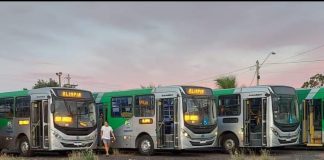 Chegaram os novos ônibus do transporte coletivo de Olímpia