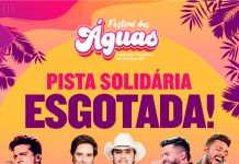 Festival das Águas: Agora só venda de convites para Vip e Open Bar
