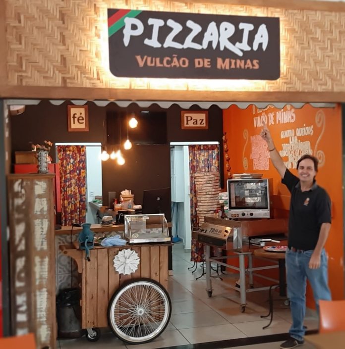 Pizzaria Vulcão de Minas começa a funcionar hoje no Villa Mall do Enjoy