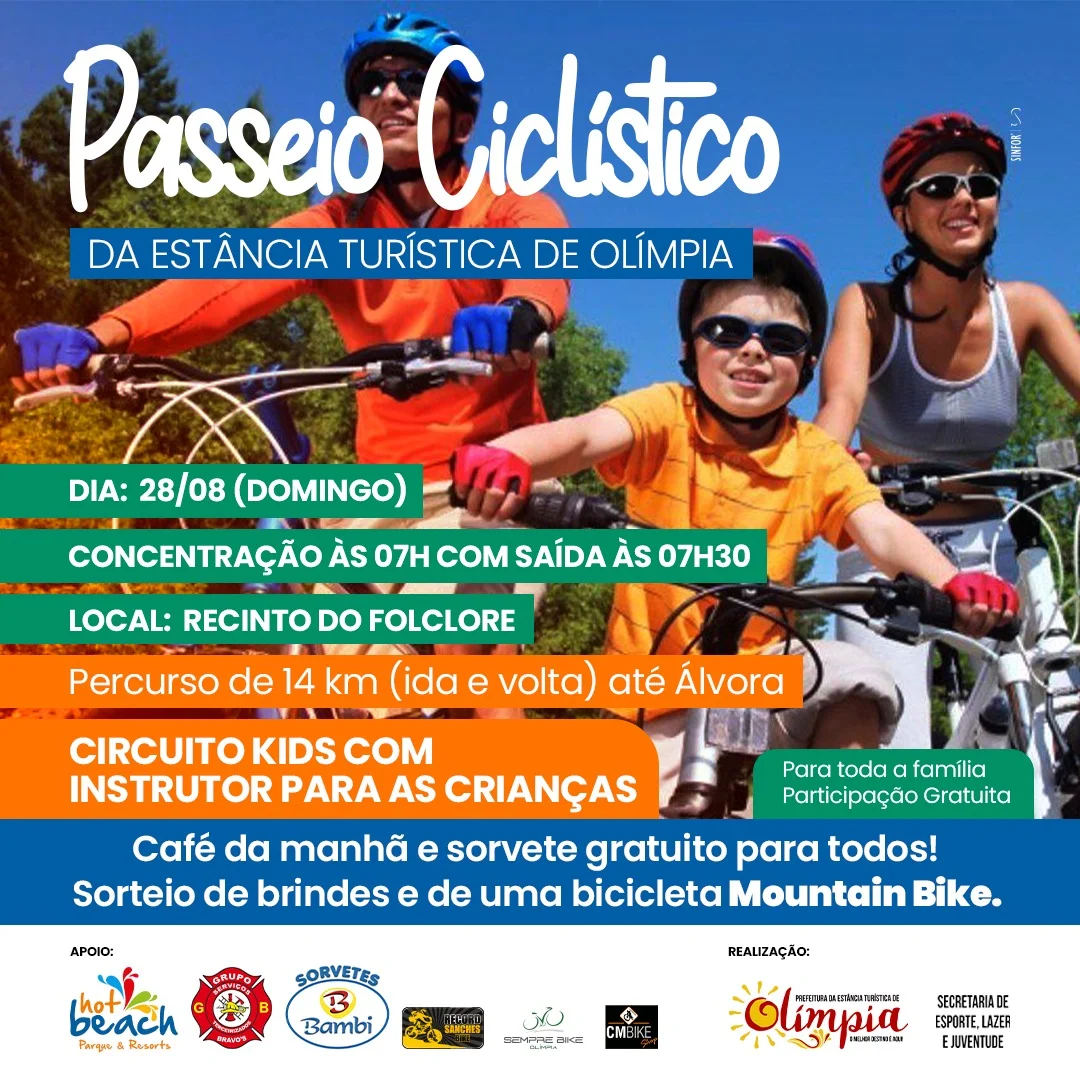 Passeio Ciclístico 2018: Bauru recebe edição do evento da TV TEM, Passeio  Ciclístico Bauru