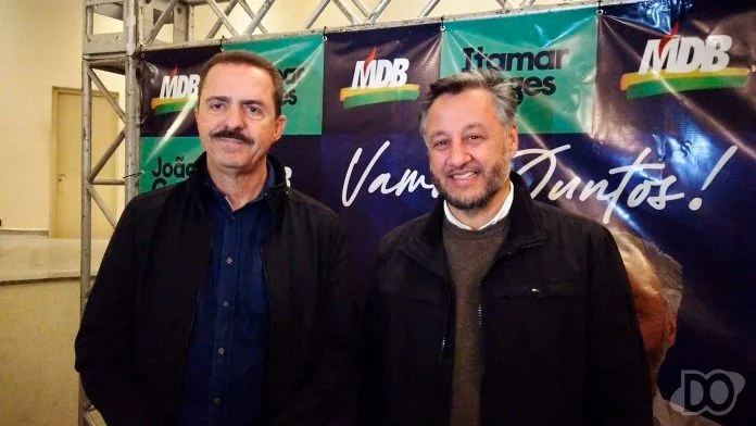 Pré-candidatos Itamar Borges e João Cury se reúnem no Clube de Campo