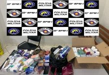 Um colombiano e duas venezuelanas presos por furto em Drogaria