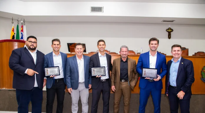 Gustavo, Rodolfo e Filipe Rezende, GR Group: novos cidadãos olimpienses