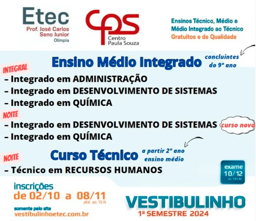 Vestibulinho da Etec: veja como pedir redução da taxa de inscrição