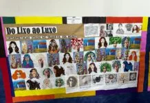 Exposição na EMEB Mércia de Guaraci destaca trabalhos de alunos