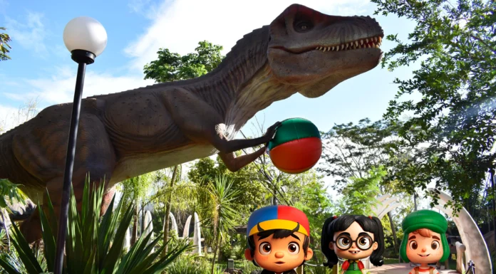 Turma do Chaves desembarca no Vale dos Dinossauros de quinta a domingo