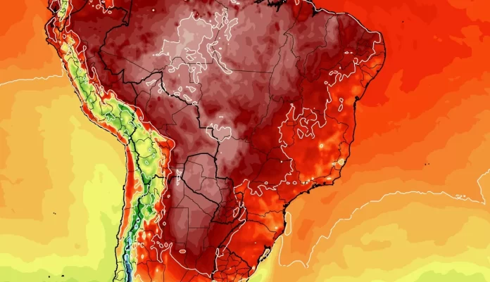 De novo! Alerta de onda de calor no Brasil com temperaturas elevadas