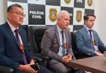 Delegados falam da prisão do suspeito de matar familia de Olímpia