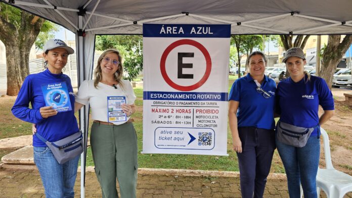 Área Azul começa a operar em Olímpia a partir desta quinta-feira (15)