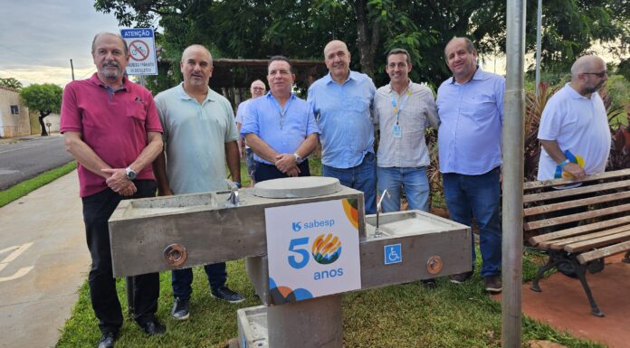 Encontro Sabesp em Olímpia: homenagens e hidratação gratuita
