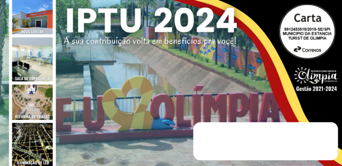 Vencimento de Tributos Municipais em Olímpia na próxima segunda-feira (11)