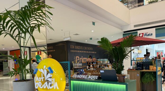 Hot Beach inaugura quiosque no Iguatemi Shopping Rio Preto