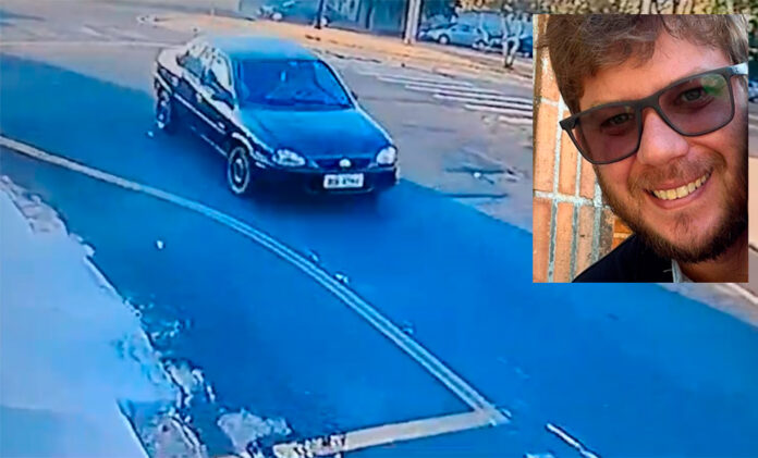 Motorista atravessa a Avenida Brasil e motociclista morre no choque