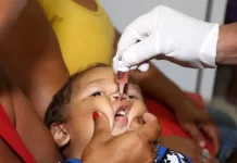 Somente 16% de crianças foram vacinadas contra Pólio em Olímpia