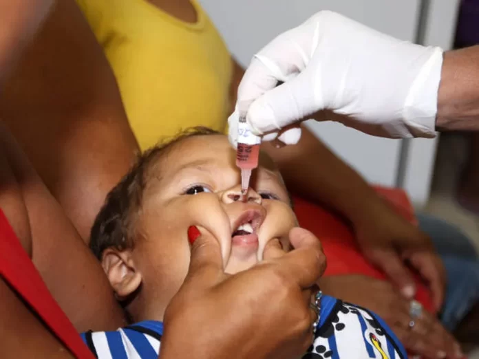 Somente 16% de crianças foram vacinadas contra Pólio em Olímpia
