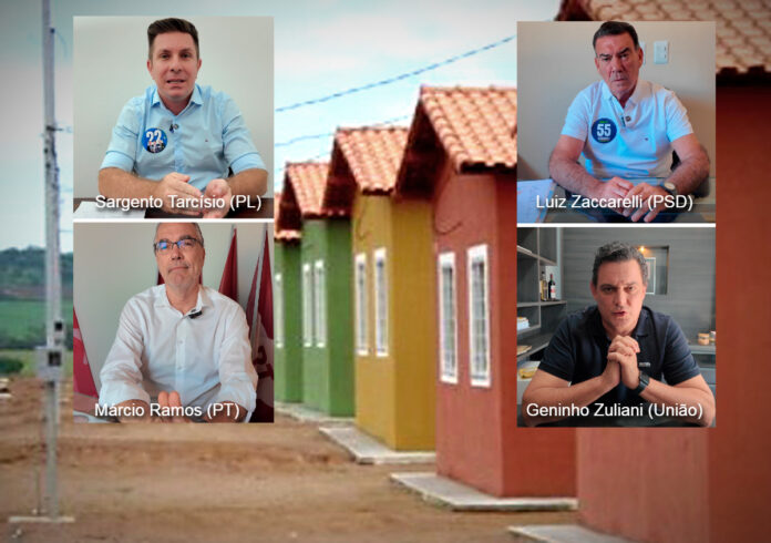 Casas Populares: Geninho, Zaccarelli, Márcio e Tarcísio revelam propostas