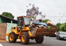 De início, ‘Arrastão da Limpeza’ recolhe 25 caminhões de entulho
