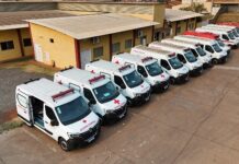 Prefeitura investe R$ 1,2 milhão em 5 ambulâncias, que agora são 22