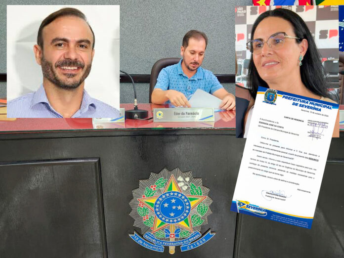Crise em Severínia: Gláucia renuncia e presidente da Câmara assume