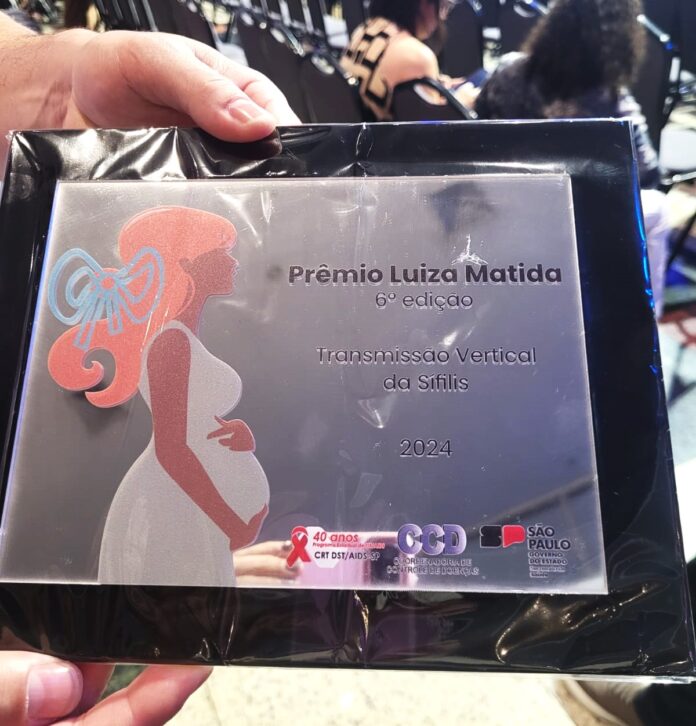 Olímpia é premiada por prevenção da sífilis pelo terceiro ano seguido